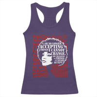 Angela Davis Inspirational Quote Racerback Tank Top Black History Month - Wonder Print Shop
