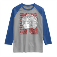 Angela Davis Inspirational Quote Raglan Shirt Black History Month - Wonder Print Shop
