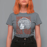 Angela Davis Inspirational Quote T Shirt For Women Black History Month - Wonder Print Shop