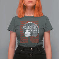 Angela Davis Inspirational Quote T Shirt For Women Black History Month - Wonder Print Shop