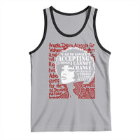 Angela Davis Inspirational Quote Tank Top Black History Month - Wonder Print Shop
