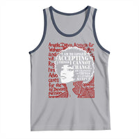 Angela Davis Inspirational Quote Tank Top Black History Month - Wonder Print Shop