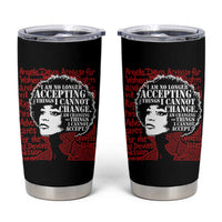 Angela Davis Inspirational Quote Tumbler Cup Black History Month - Wonder Print Shop