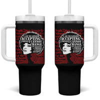 Angela Davis Inspirational Quote Tumbler With Handle Black History Month - Wonder Print Shop