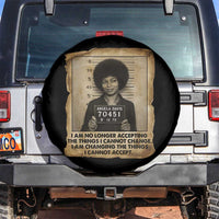 Angela Davis Inspirational Quote Spare Tire Cover Black History Melanin - Wonder Print Shop