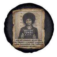 Angela Davis Inspirational Quote Spare Tire Cover Black History Melanin - Wonder Print Shop