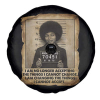 Angela Davis Inspirational Quote Spare Tire Cover Black History Melanin - Wonder Print Shop
