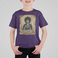 Angela Davis Inspirational Quote T Shirt For Kid Black History Melanin - Wonder Print Shop