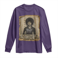 Angela Davis Inspirational Quote Long Sleeve Shirt Black History Melanin - Wonder Print Shop