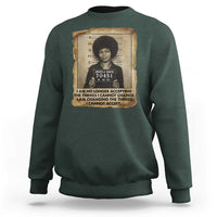 Angela Davis Inspirational Quote Sweatshirt Black History Melanin - Wonder Print Shop