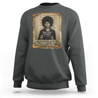 Angela Davis Inspirational Quote Sweatshirt Black History Melanin - Wonder Print Shop