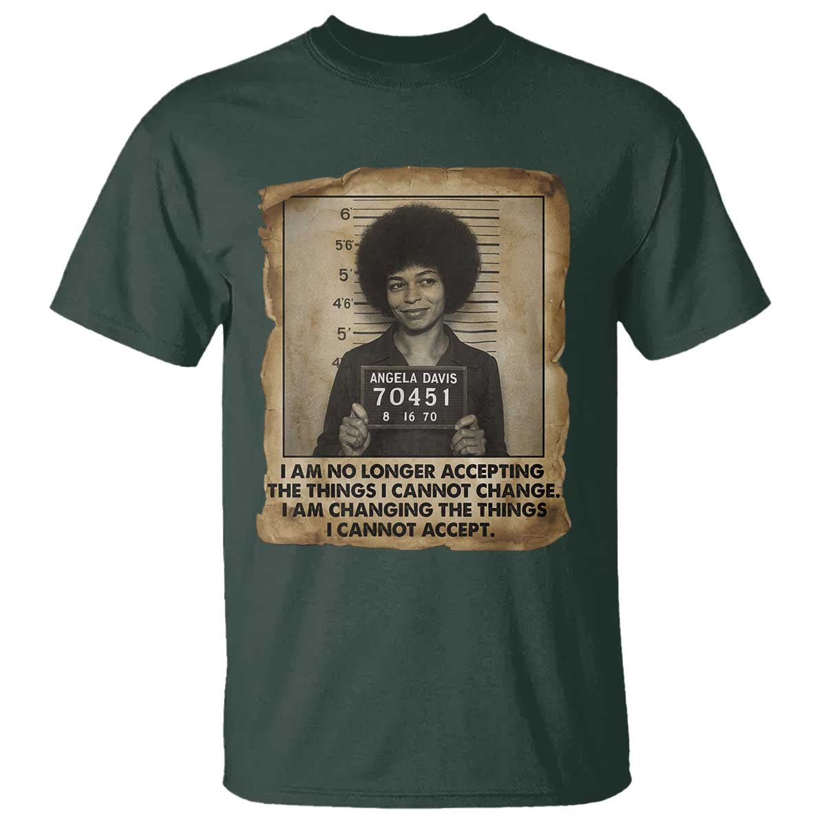 Angela Davis Inspirational Quote T Shirt Black History Melanin - Wonder Print Shop