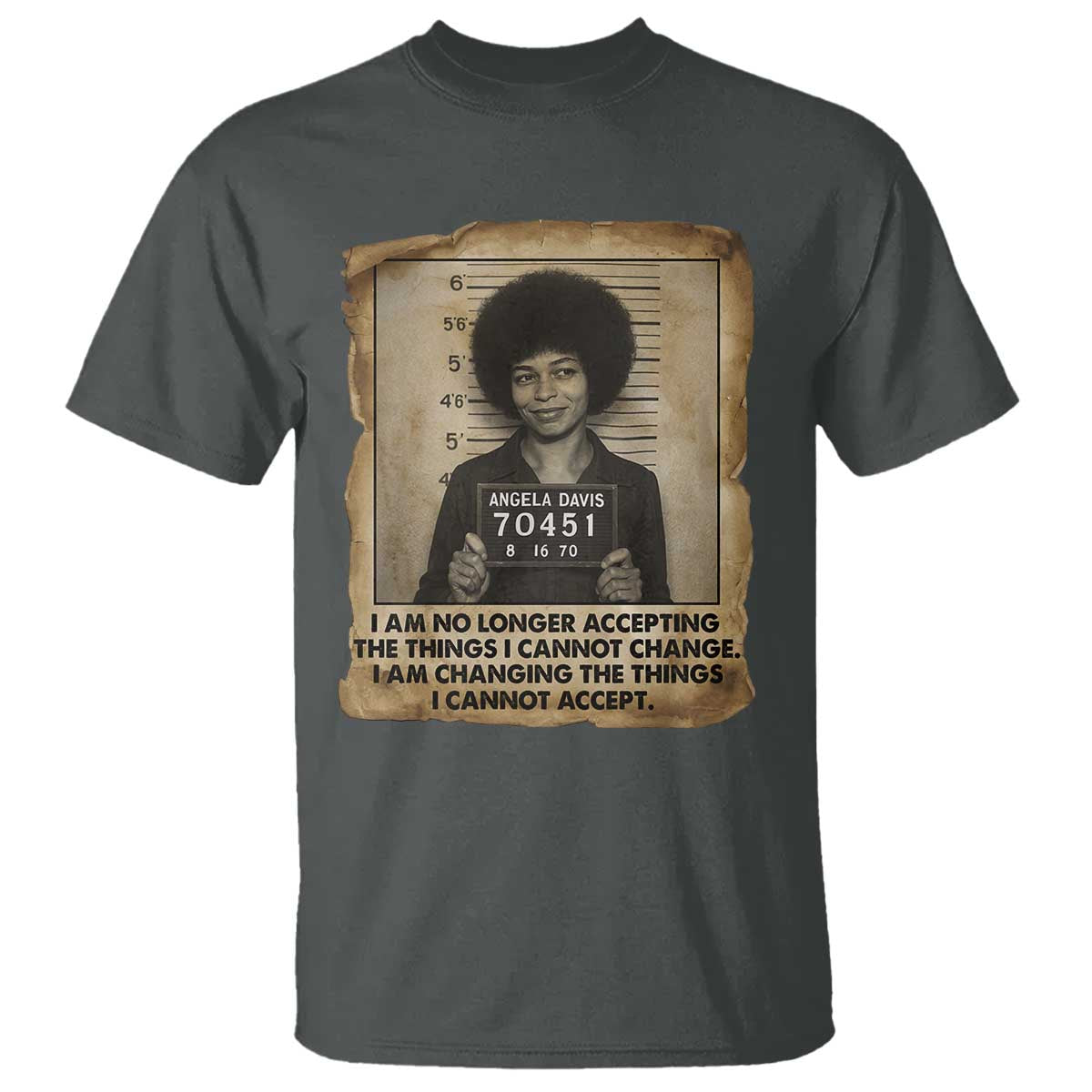 Angela Davis Inspirational Quote T Shirt Black History Melanin - Wonder Print Shop