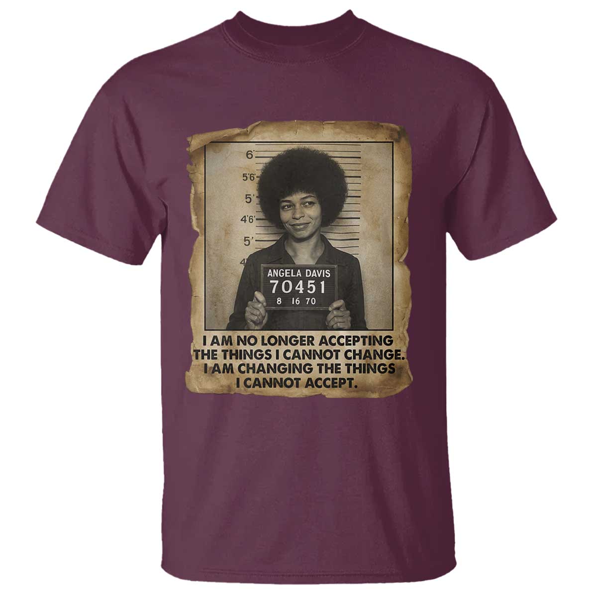 Angela Davis Inspirational Quote T Shirt Black History Melanin - Wonder Print Shop