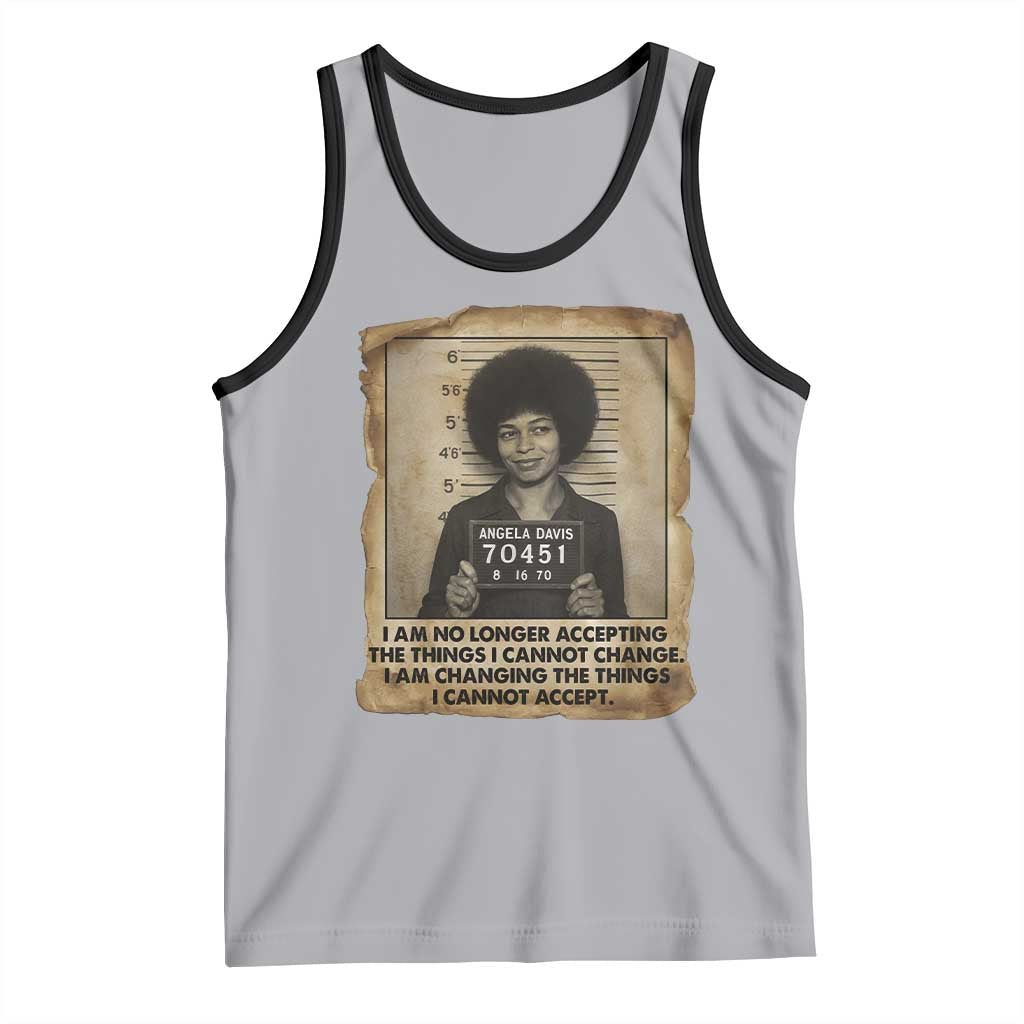 Angela Davis Inspirational Quote Tank Top Black History Melanin - Wonder Print Shop