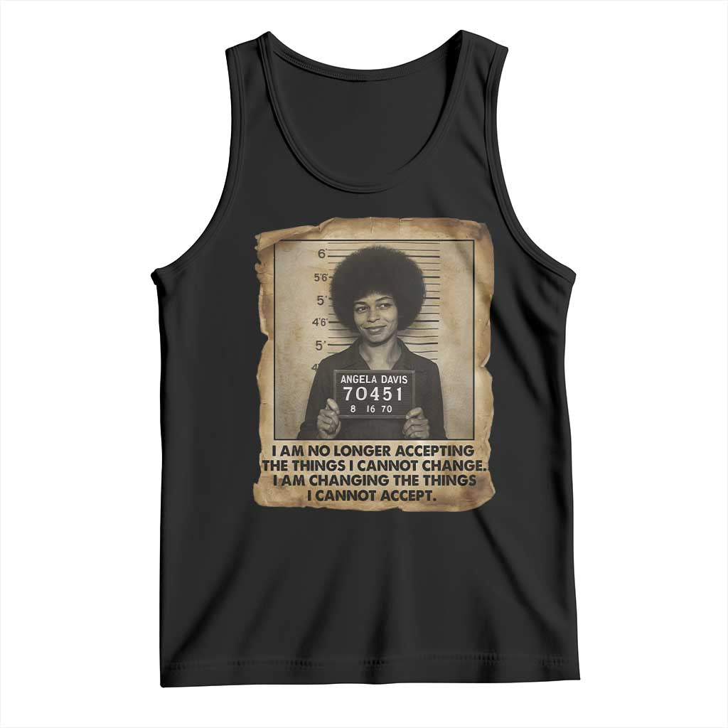 Angela Davis Inspirational Quote Tank Top Black History Melanin - Wonder Print Shop