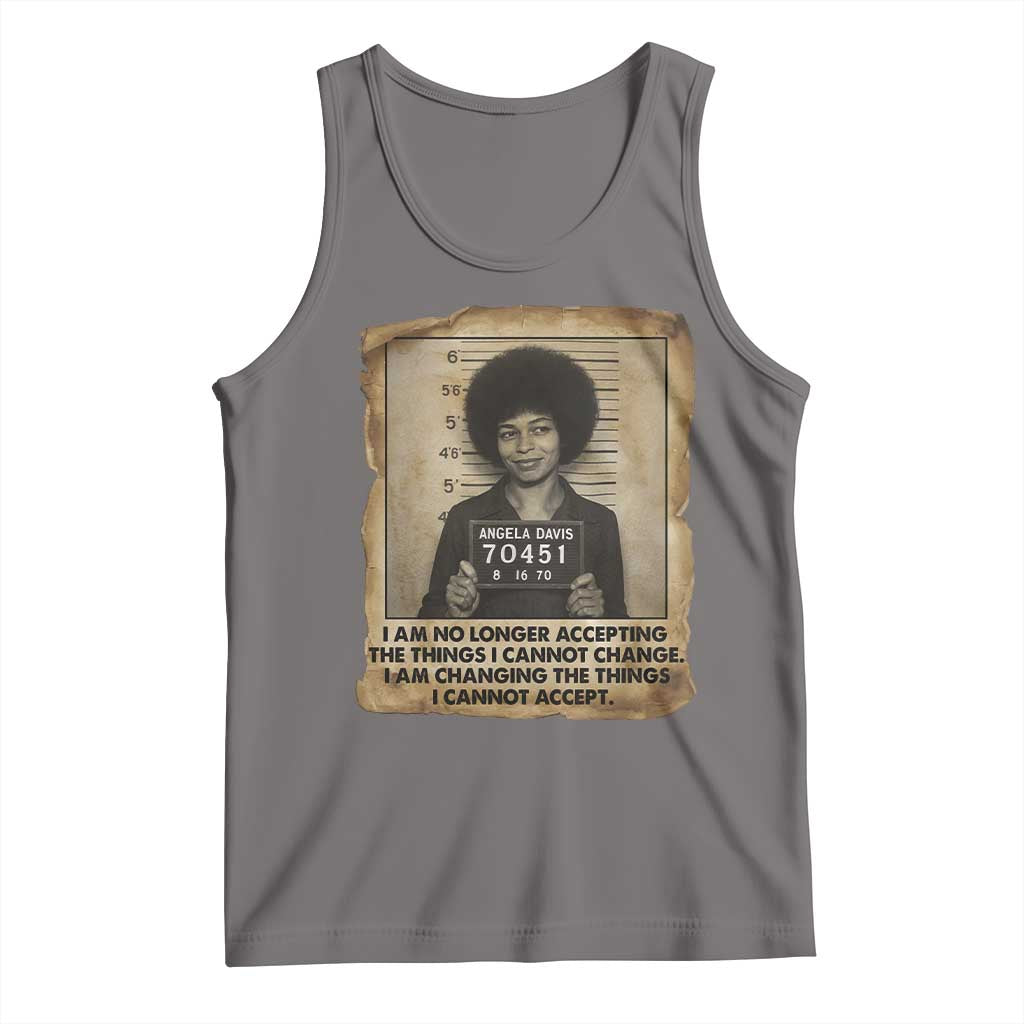 Angela Davis Inspirational Quote Tank Top Black History Melanin - Wonder Print Shop