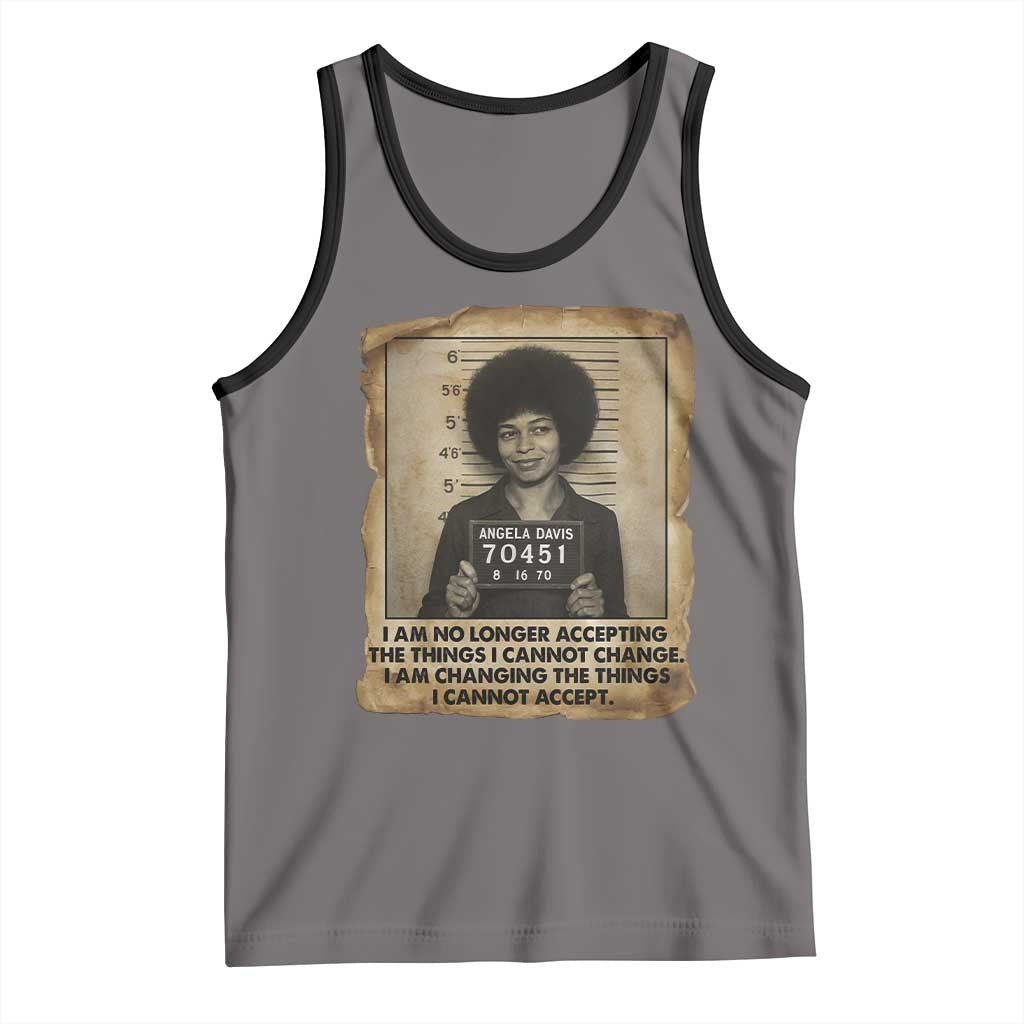 Angela Davis Inspirational Quote Tank Top Black History Melanin - Wonder Print Shop