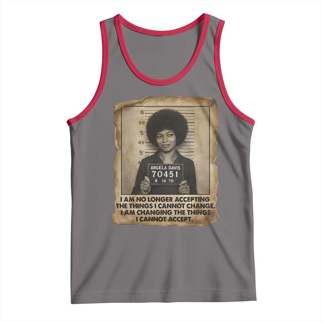 Angela Davis Inspirational Quote Tank Top Black History Melanin - Wonder Print Shop