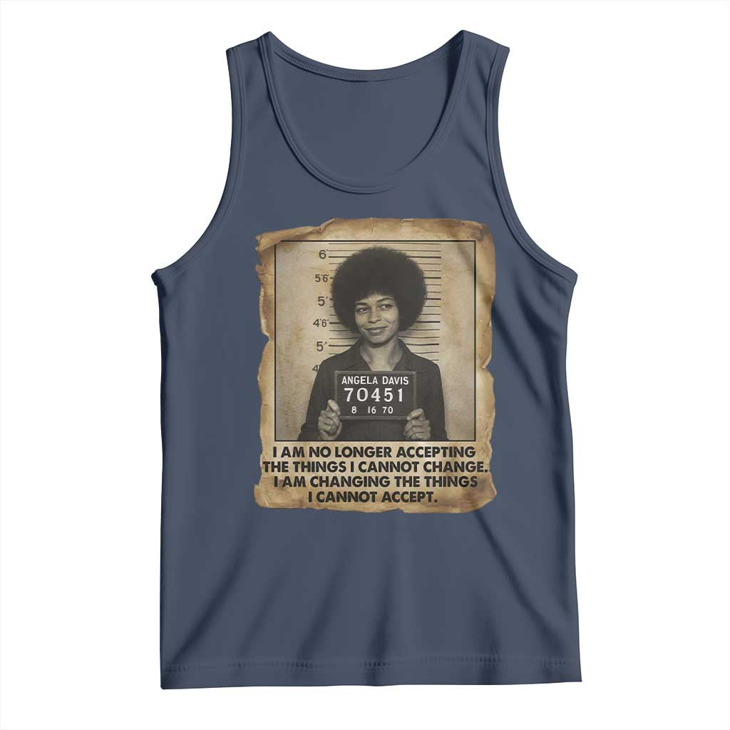 Angela Davis Inspirational Quote Tank Top Black History Melanin - Wonder Print Shop