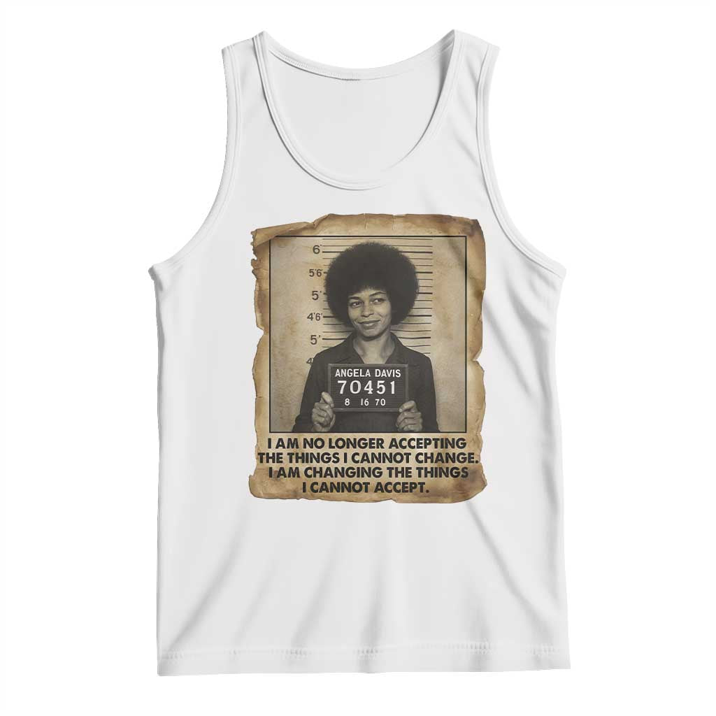 Angela Davis Inspirational Quote Tank Top Black History Melanin - Wonder Print Shop