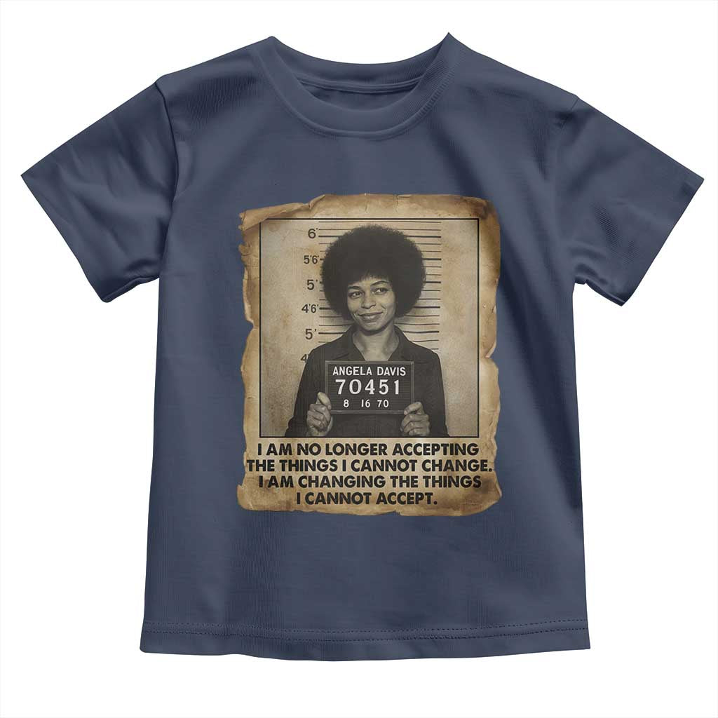 Angela Davis Inspirational Quote Toddler T Shirt Black History Melanin - Wonder Print Shop