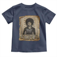 Angela Davis Inspirational Quote Toddler T Shirt Black History Melanin - Wonder Print Shop
