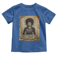 Angela Davis Inspirational Quote Toddler T Shirt Black History Melanin - Wonder Print Shop