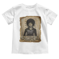 Angela Davis Inspirational Quote Toddler T Shirt Black History Melanin - Wonder Print Shop