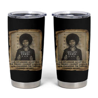Angela Davis Inspirational Quote Tumbler Cup Black History Melanin - Wonder Print Shop