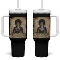 Angela Davis Inspirational Quote Tumbler With Handle Black History Melanin - Wonder Print Shop