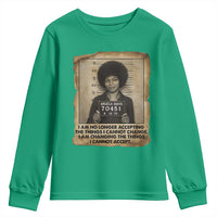 Angela Davis Inspirational Quote Youth Sweatshirt Black History Melanin - Wonder Print Shop
