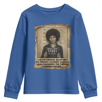 Angela Davis Inspirational Quote Youth Sweatshirt Black History Melanin - Wonder Print Shop