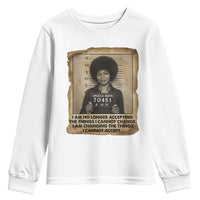 Angela Davis Inspirational Quote Youth Sweatshirt Black History Melanin - Wonder Print Shop