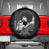 Angela Davis Inspirational Quote Spare Tire Cover Black History African Pride Power - Wonder Print Shop