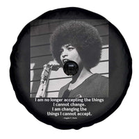 Angela Davis Inspirational Quote Spare Tire Cover Black History African Pride Power - Wonder Print Shop