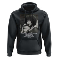 Angela Davis Inspirational Quote Hoodie Black History African Pride Power - Wonder Print Shop