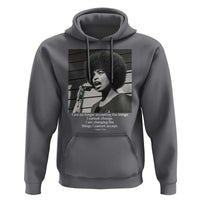 Angela Davis Inspirational Quote Hoodie Black History African Pride Power - Wonder Print Shop