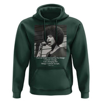 Angela Davis Inspirational Quote Hoodie Black History African Pride Power - Wonder Print Shop