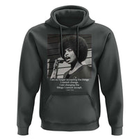 Angela Davis Inspirational Quote Hoodie Black History African Pride Power - Wonder Print Shop