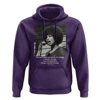 Angela Davis Inspirational Quote Hoodie Black History African Pride Power - Wonder Print Shop
