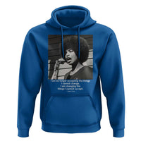 Angela Davis Inspirational Quote Hoodie Black History African Pride Power - Wonder Print Shop