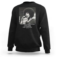 Angela Davis Inspirational Quote Sweatshirt Black History African Pride Power - Wonder Print Shop
