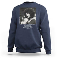 Angela Davis Inspirational Quote Sweatshirt Black History African Pride Power - Wonder Print Shop