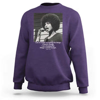 Angela Davis Inspirational Quote Sweatshirt Black History African Pride Power - Wonder Print Shop