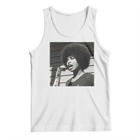 Angela Davis Inspirational Quote Tank Top Black History African Pride Power - Wonder Print Shop