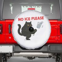 No Ice Please Spare Tire Cover Funny Black Cat Abolish ICE Meme Protest