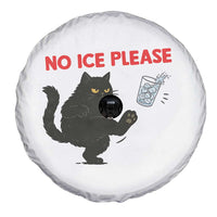 No Ice Please Spare Tire Cover Funny Black Cat Abolish ICE Meme Protest