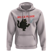 No Ice Please Hoodie Funny Black Cat Abolish ICE Meme Protest