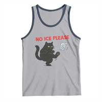 No Ice Please Tank Top Funny Black Cat Abolish ICE Meme Protest